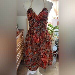 Anthropology halter dress